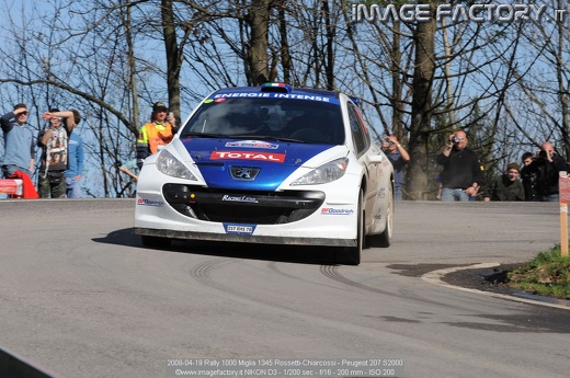 2008-04-19 Rally 1000 Miglia 1345 Rossetti-Chiarcossi - Peugeot 207 S2000